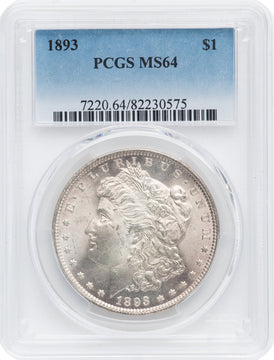 1893 S$1 Morgan Dollar PCGS MS64