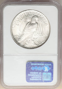 1921 $1 Peace Dollar NGC MS64