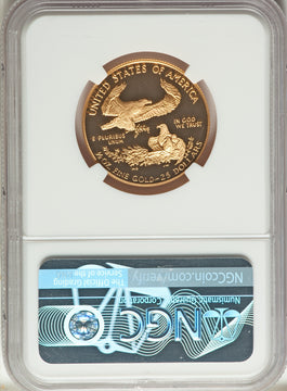 1995-W $25 Half-Ounce Gold Eagle NGC PF70 Kenneth Bressett Signed