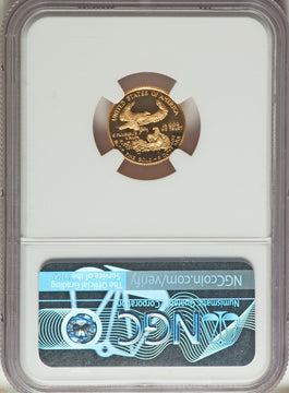 1988-P $5 Tenth-Ounce Gold Eagle NGC MS70