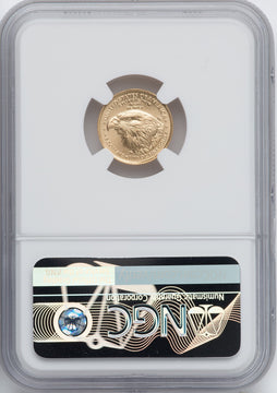 2022 $5 Tenth Ounce Gold Eagle FDI NGC MS70