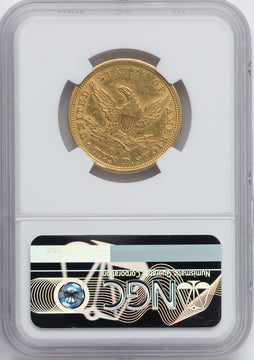 1843-O $10 Liberty Eagle NGC AU55