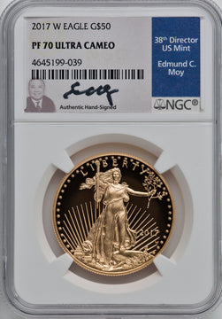 2017-W $50 One-Ounce Gold Eagle NGC PF70