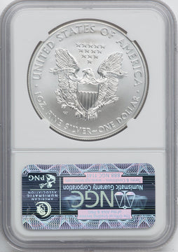 2013-W S$1 Silver Eagle Burnished First Strike SP NGC MS70