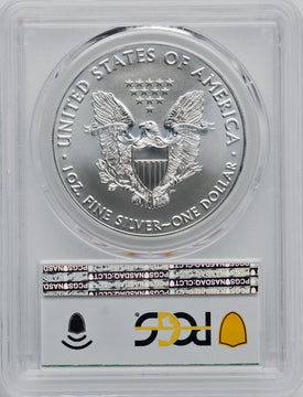 2020-(P) S$1 Silver Eagle Emergency Issue Struck at Philadelphia First Day of Issue PCGS MS70