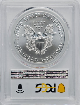 2020-(P) S$1 Silver Eagle Emergency Issue Struck at Philadelphia First Day of Issue PCGS MS70