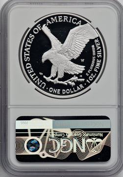 2022-W Silver Eagle Early Releases NGC PF70 Kenneth Bressett Signed