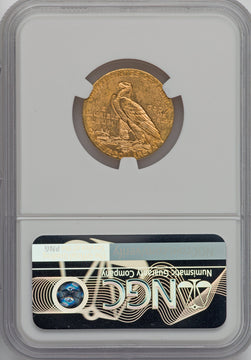 1908-D $5 Green Label Indian Half Eagle NGC MS64