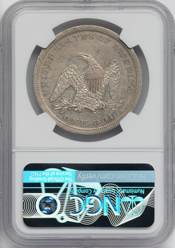 1841 S$1 Seated Dollar NGC XF45