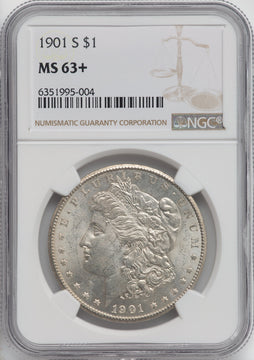 1901-S $1 NGC Plus Morgan Dollar NGC MS63+