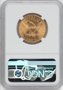 1901 $10 Green Label Liberty Eagle NGC MS66