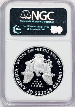 2007-W S$1 Silver Eagle First Strike NGC PF70