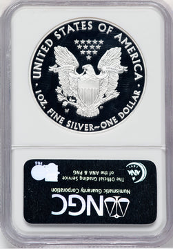 2008-W S$1 Silver Eagle First Strike NGC PF70