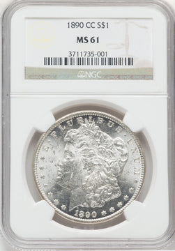 1890-CC $1 Morgan Dollar NGC MS61