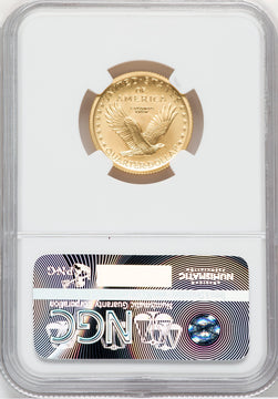 2016-W 25C Standing Liberty Quarter-Ounce Gold 100th Anniversary First Strike NGC MS70