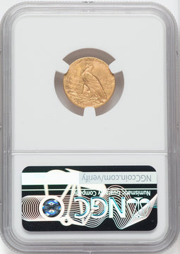 1925-D $2.50 Green Label Indian Quarter Eagle NGC MS65 (758108003)