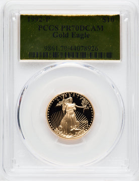 1992-P $10 Quarter-Ounce Gold Eagle PCGS PR70