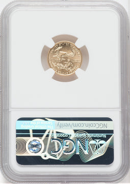 2005 $5 Tenth-Ounce Gold Eagle NGC MS70