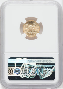 2010 $5 Tenth-Ounce Gold Eagle First Strike NGC MS70