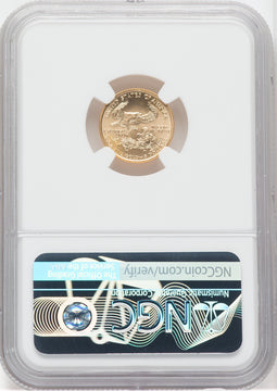 2000 $5 Tenth-Ounce Gold Eagle NGC MS70
