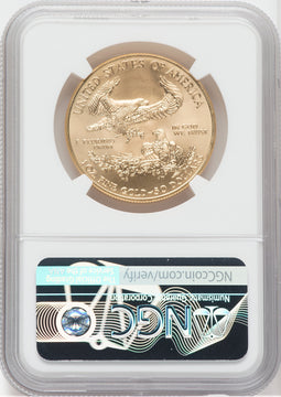 2009 $50 One-Ounce Gold Eagle First Strike NGC MS70