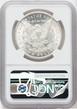 1885-CC Silver Morgan Dollar NGC MS66 Kenneth Bressett Signed