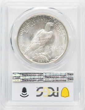 1922-D $1 CAC Peace Dollar PCGS MS66+