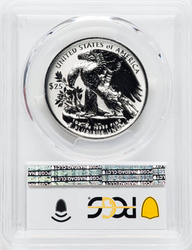 2022-W $25 Palladium Eagle Reverse Proof Advanced Release PCGS PR70