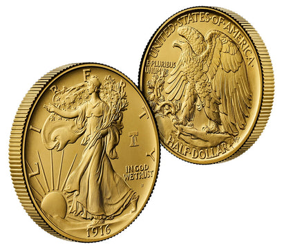 2026-W Gold Walking Liberty Half & Silver Medal Set FDI NGC SP70 Harrigal
