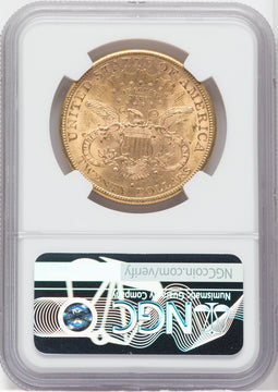 1883-S $20 Liberty Double Eagle NGC MS60
