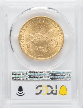 1877-S $20 Liberty Double Eagle PCGS AU55