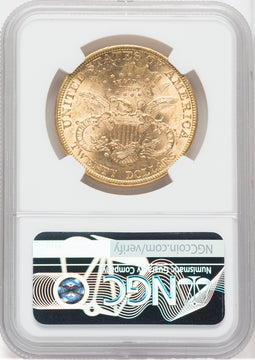 1878 $20 Liberty Double Eagle NGC MS60
