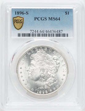 1896-S $1 Morgan Dollar PCGS MS64