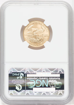 2007-W $10 Quarter-Ounce Gold Eagle NGC MS70
