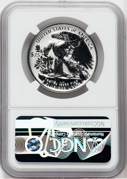 2022-W $25 Palladium Eagle Reverse Proof Advanced Release NGC PF70