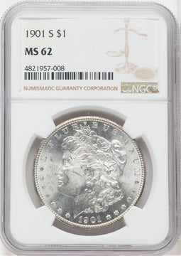 1901-S $1 Morgan Dollar NGC MS62