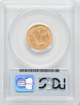 1878 $3 Three Dollar Gold Pieces PCGS MS62