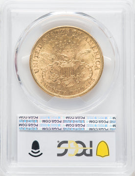 1878 $20 Liberty Double Eagle PCGS MS60