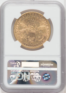 1881-S $20 Liberty Double Eagle NGC AU55
