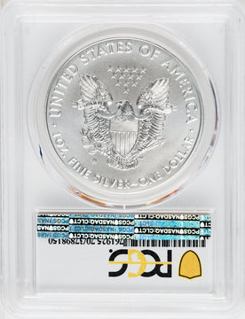 2019-W S$1 Silver Eagle Burnished PCGS SP70
