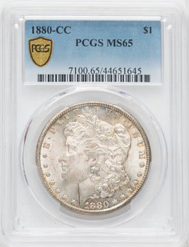 1880-CC $1 Morgan Dollar PCGS MS65