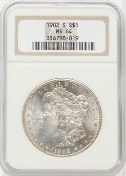 1902-S $1 Morgan Dollar NGC MS64