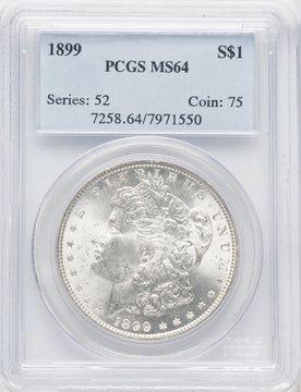 1899 $1 Morgan Dollar PCGS MS64