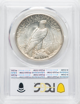 1921 $1 Peace Dollar PCGS MS62