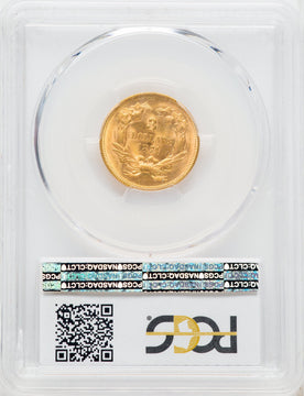 1874 $3 Three Dollar Gold Pieces PCGS MS63