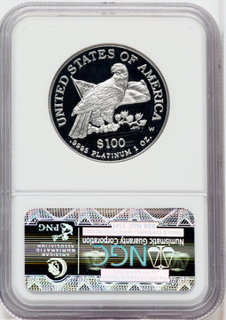 2003-W $100 One-Ounce Platinum Eagle Statue of Liberty NGC PF70