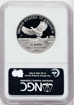 2000-W $100 One-Ounce Platinum Eagle Statue of Liberty NGC PF70