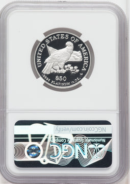 2003-W $50 Half-Ounce Platinum Eagle NGC PF70