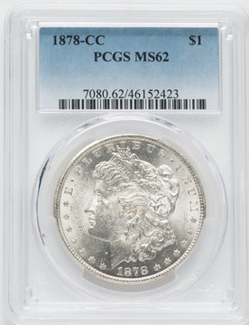 1878-CC $1 Morgan Dollar PCGS MS62