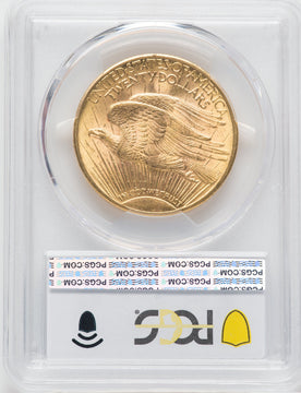 1920 $20 Saint-Gaudens Double Eagle PCGS MS62